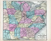 Pittsburgh, Cincinnati and St. Louis R.R. Pan Handle Route, Greene County 1876